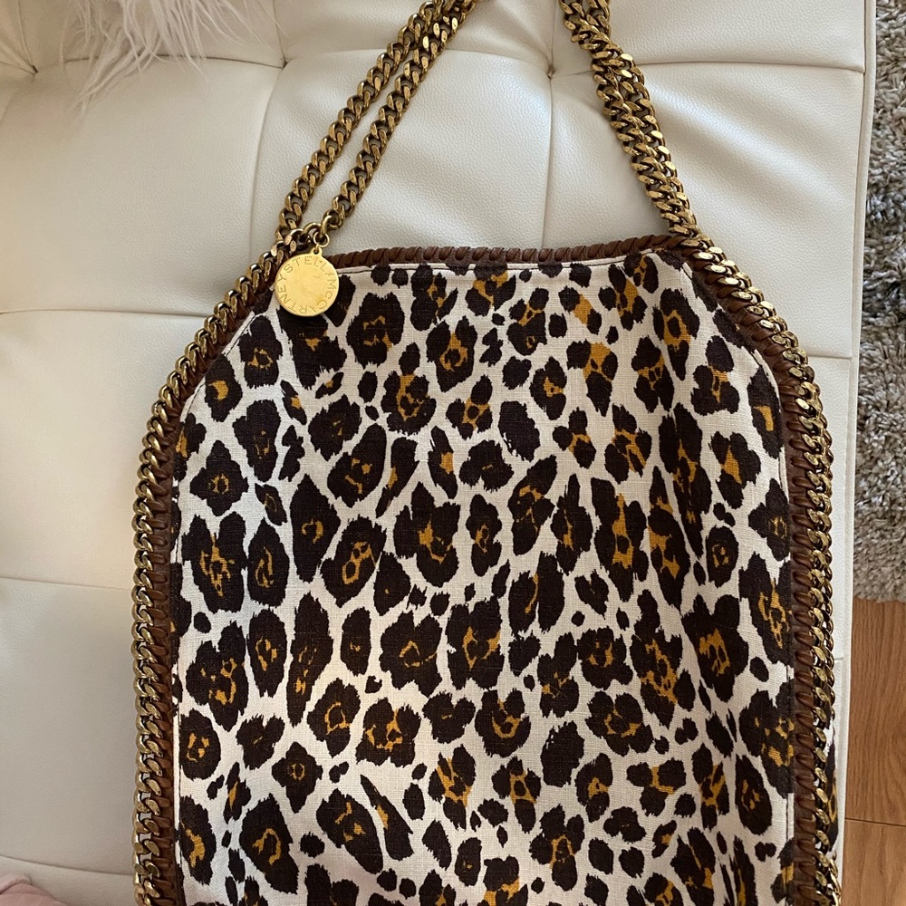 Stella McCartney Leopard Print Falabella bag
